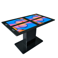 4x21.5 pouces LCD affichage publicitaire multi-points écran tactile intreractif café table tactile