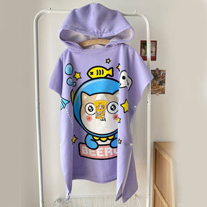 Peignoir <span class=keywords><strong>de</strong></span> bain pour <span class=keywords><strong>enfants</strong></span>, dessin animé, long, épais, à capuche, serviette <span class=keywords><strong>de</strong></span> plage, piscine, douche, peignoir <span class=keywords><strong>de</strong></span> bain pour <span class=keywords><strong>enfants</strong></span>, serviette <span class=keywords><strong>de</strong></span> plage à capuche, été - Product Image 3