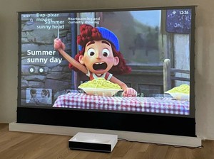 Pantalla de Proyección Motorizada de 150 Pulgadas, con Tecnología UST, para Suelo, 4K ALR, para <span class=keywords><strong>TV</strong></span> Láser, para el Mundial 2026, Cine en Casa, AWOL, Hisense, <span class=keywords><strong>Epson</strong></span> - Product Image 4