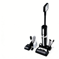 Nettoyeur de sols à filtration HEPA, aspirateur balai autonettoyant portable, aspirateur sec et humide