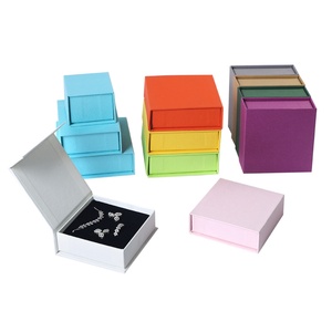 Magnetic Cardboard Jewelry <b>Box</b> Bulk Black Cardboard Jewelry <b>Gift</b> <b>Box</b> Bulk <b>Cheap</b> Custom Matt White Magnetic Jewelry <b>Box</b> Gold logo - Product Image 1