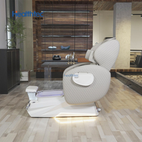 Fauteuil de Pédicure Électrique Professionnel de Luxe Moderne avec Massage, Baignoire Spa pour Manucure et Pédicure, Fonctionnalités Réglables, en Plastique