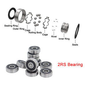 Rodamiento Rígido de Bolas 6200-6305 C4 para Motocicletas y Bicicletas, de Una Hilera, Precisión, Diámetro Interior de 8 mm, Grosor de 20 mm, Bajo Ruido - Product Image 4