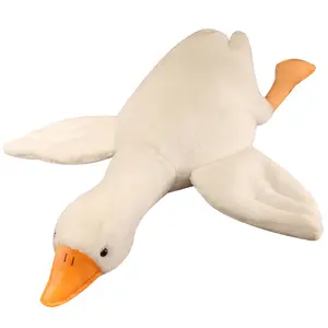 Большая белая гусиная Подушка для сна бедная утка графическая кукла подарок животные и плюшевые игрушки