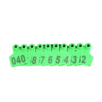 Étiquettes d'oreille de bétail RFID grande étiquette de marqueur d'étiquette d'oreille de bétail en TPU pour étiquettes d'oreille d'identification d'animal numérotées de vache de chèvre de porc