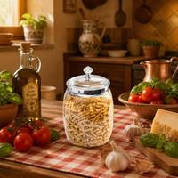 Ensemble de contenants de stockage en PET personnalisés OEM, étanches à l'air et à l'humidité, pour céréales, pâtes, collations, usage domestique
