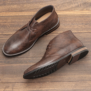 Botas de cuero para <span class=keywords><strong>hombre</strong></span> de talla grande, estilo retro, clásicas tipo <span class=keywords><strong>Polo</strong></span>, pulidas, de moda, de gran demanda - Product Image 1