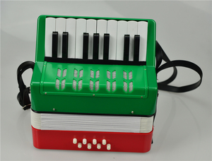 <span class=keywords><strong>Petit</strong></span> <span class=keywords><strong>accordéon</strong></span> piano à 17 touches et 8 basses, instruments de musique éducatifs, cadeau pour les débutants et les enfants - Product Image 2