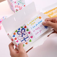 Carpeta de Regalo Sorpresa 3D con Efecto Explosión, Materiales Reciclados, Grabado en Relieve, Plegable, Cierre Magnético, Porta Dinero de Cumpleaños, DIY