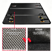 Couverture de benne rigide pliable en aluminium pour accessoires F150 2015-2026 Raptor, étanche et verrouillable