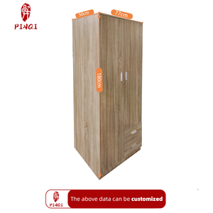 Armario de Dormitorio Nórdico Moderno Personalizado con 5+ Cajones, Mueble de Madera Multifuncional que Ahorra Espacio - Product Image 3