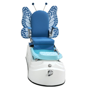 Chaise de bain de pieds électrique pour enfants, motif papillon mignon, pour manucure et relaxation - Fonctionnalité de massage des mains et des pieds - Product Image 2