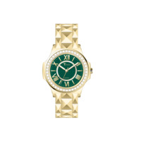 Montre analogique Geomex Charm 18 mm en alliage, mouvement à quartz Seiko, verre résistant à l'eau, cadran élégant pour un usage quotidien, festif ou professionnel