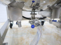 Agitateur émulsifiant pour double gel, équipement de mélange avec chauffage, machine en acier pour shampoing liquide à double enveloppe chauffante