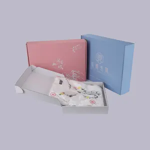 Custom Logo Color Cardboard Mailer Boxes Post Packaging Folding Clothing Shipping Corrugated Boxes