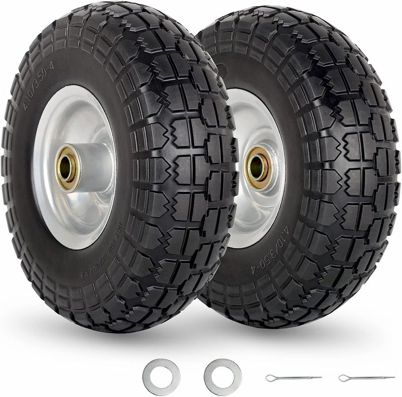 10 Inch Flat free Solid Tire