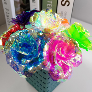 Stationery set and school supplies Metal Ballpoint Pen 0.5mm Best Sale Crystal Rose Iridescent Flower for <b>Gift</b> of Life - Product Image 3