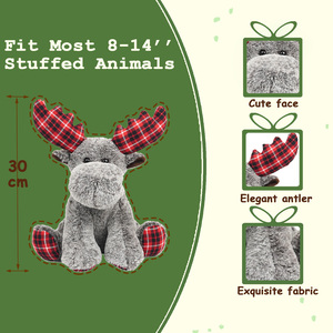Giáng Sinh Trang Trí <span class=keywords><strong>Moose</strong></span> <span class=keywords><strong>Plush</strong></span> Nhồi Bông Đồ Chơi Cho Lễ Hội Dịp Quà Tặng - Product Image 2