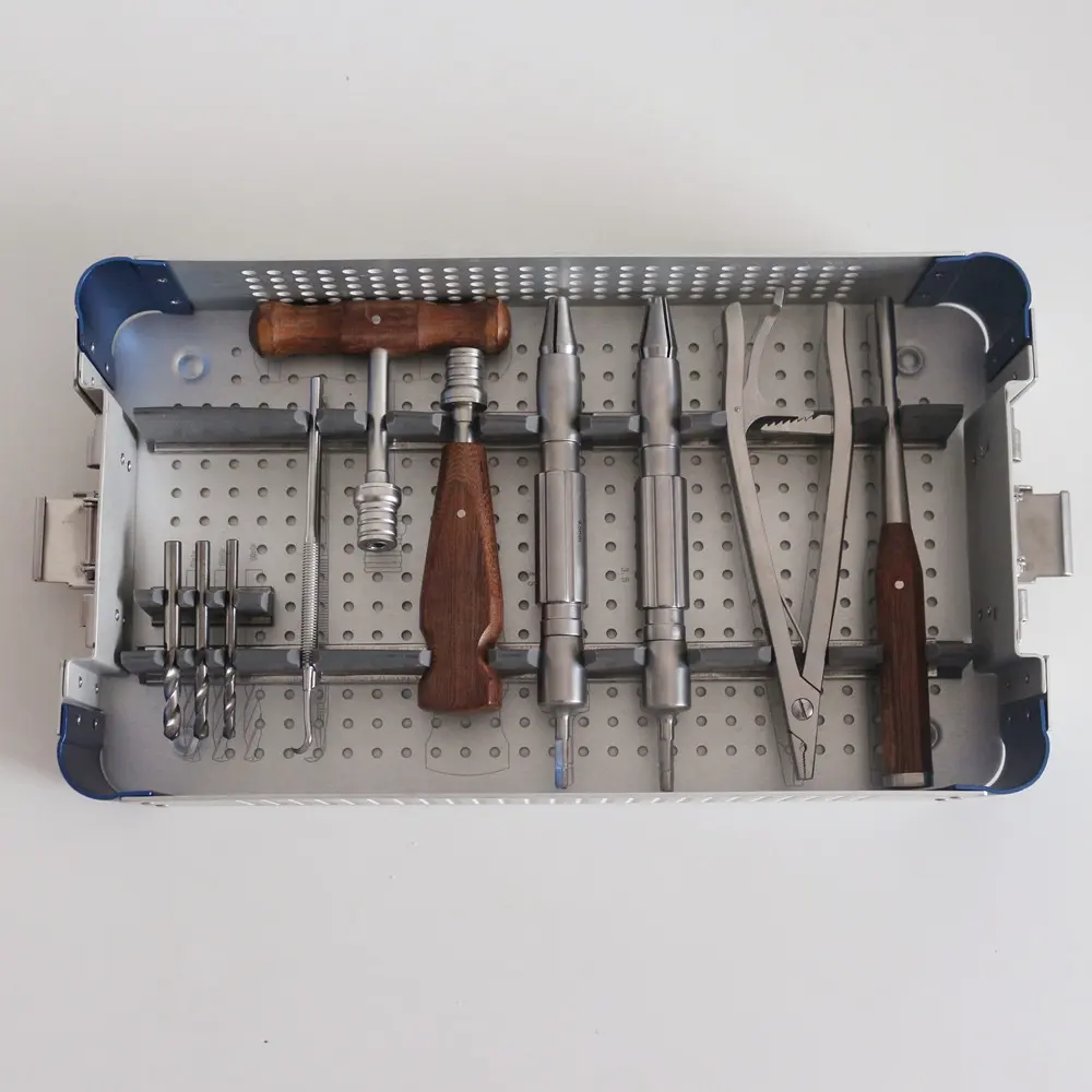 broken screw extractor,medical instruments set, orthopedics surgery kit