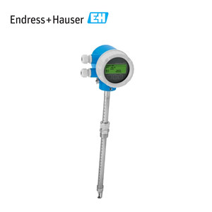 Débitmètre massique thermique pour gaz en aluminium E+H Endress+Hauser, type intégré, conception à insertion avec affichage et clavier - Product Image 3