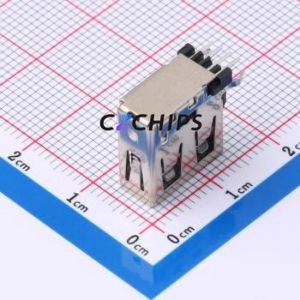 USB-ZD-109DIP USB Connector Through hole Component (THT) Connector ( Mounting Type: Side Insert ) - Product Image 2