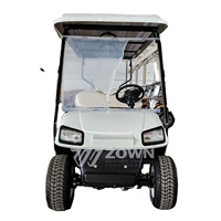 Vente en gros de voiturette de golf électrique multifonctionnelle classique 4 + 2 places 48V du fabricant, voiturette de golf à essence de luxe 6 places