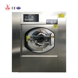 30kg 50kg 100kg endüstriyel çamaşır makinesi fiyat ticari otel giysileri satışa otomatik yıkayıcı ekstraktör makinesi