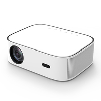 Proyector Portátil 4K con Enfoque Eléctrico, 1080P HD LCD, Sonido Estéreo 3D, 520 Lúmenes Ansi, Cine en Casa