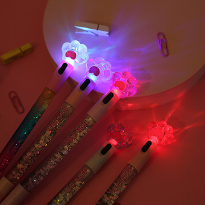 Yuanjin Glitter Gel <b>Pen</b> 0.5mm Needle Tip Multi-Colored Ink For Student Office Stationery Cute Design - Product Image 4