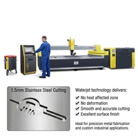 Machine à jet d'eau CNC 5 axes pour le marbre