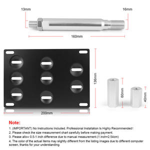 Gancho de Remolque para Modificación de Automóviles Scion FRS y Subaru BRZ con Soporte para Placa de Matrícula - Product Image 4