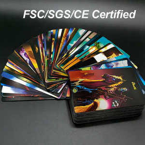 Cartes de <span class=keywords><strong>tarot</strong></span> personnalisées avec dorure <span class=keywords><strong>à</strong></span> chaud, bords holographiques, jeu d'oracle avec impression argentée rose, fabricant - Product Image 2