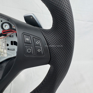 <span class=keywords><strong>Volante</strong></span> de Cuero Completo con Calefacción y Vibración para BMW Serie E, Compatible con E90 E60 E46 E92 M3 E87 <span class=keywords><strong>E39</strong></span> X5 E70 X6 E71 E82 E93 E36 E91 - Product Image 5