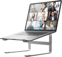 Soporte Modular de Aluminio para Laptop, Ahorra Espacio, Base Elevadora con Enfriamiento para Escritorio de Oficina