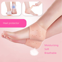 Chaussettes de protection pour talon en Silicone, 1 paire, pour correction d'oignon du pied