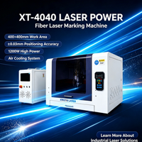 Machine de découpe laser à fibre CNC de bureau 800W 4040 pour gravure de surface et découpe rapide de métaux (or, argent)