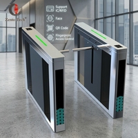 Tourniquet à bras articulé durable en acier inoxydable 304, bidirectionnel, étanche IP64, pour contrôle d'accès (bureaux, aéroports), conforme RoHS