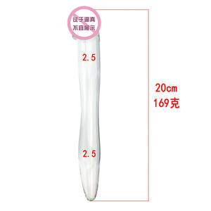 Dildo de Vidrio Transparente de Tamaño Pequeño, Estimulador de Autoestimulación Femenina - Product Image 3