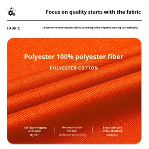 Overol de <span class=keywords><strong>Trabajo</strong></span> para Primavera/Otoño, con Bandas Reflectantes, Resistente al Desgaste, Transpirable, de Poliéster, Certificado CE, Unisex, para Fábrica - Product Image 2