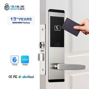 Cerraduras de puerta de mortaja de acero electrónicas <span class=keywords><strong>OEM</strong></span> con WiFi para servicio de fábrica de hoteles utiliza tarjetas magnéticas - Product Image 1
