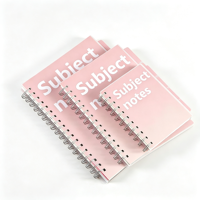 Carnet à spirale sur mesure avec intercalaires, index multicolores pour l'école, les étudiants et les fournitures de bureau