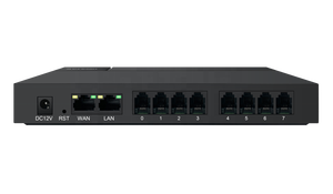Adaptateur téléphonique analogique Dinstar DAG1000-1/2/4/8S(GE) avec 1/2/4/8 ports FXS RJ11 et 2 ports Gigabit Ethernet - Product Image 6