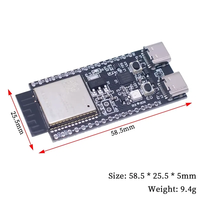 Placa de Desarrollo ESP32-C6-DevKitC-1, WiFi 6, MCU RISC-V para IoT, USB Dual Tipo-C, Opciones de Memoria Flash de 8MB/16MB para Gateway de Hogar Inteligente