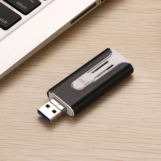 Best Selling 3 in 1 OTG USB Pen Flash Drive Dual Connector USB2.0 Storage Portable Memory Stick