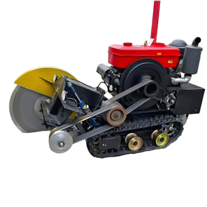 Machine de découpe de route diesel refroidie par eau haute puissance, machine de découpe de béton pour la rénovation des sols - Product Image 1