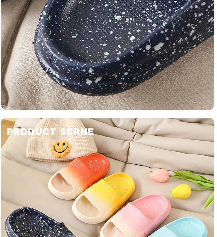Children Summer Beach Shoes Anti-slip Rubber Slides Slipper Kids Slippers Cartoon Indoor Shoes