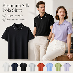 Polyester/coton de luxe 210 g/m² pour chemise, logo personnalisé, haut de gamme, doux, respirant, séchage rapide, premium, ODM, vente en gros pour hommes - Product Image 1