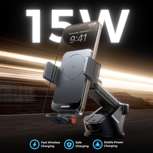 JOYROOM Chargeur sans fil 15W Support pour téléphone de voiture Chargeur sans fil - Product Image 3
