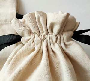 Sacs à chaussures en toile de coton personnalisés avec impression sérigraphique, sacs à cordon, sacs cadeaux, sacs anti-poussière - Product Image 5