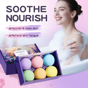 Bolas Efervescentes para <span class=keywords><strong>Baño</strong></span>, Refrescantes, Suavizantes e Hidratantes, con Aroma, Flores Secas, Aceites Esenciales y Sales - Product Image 2